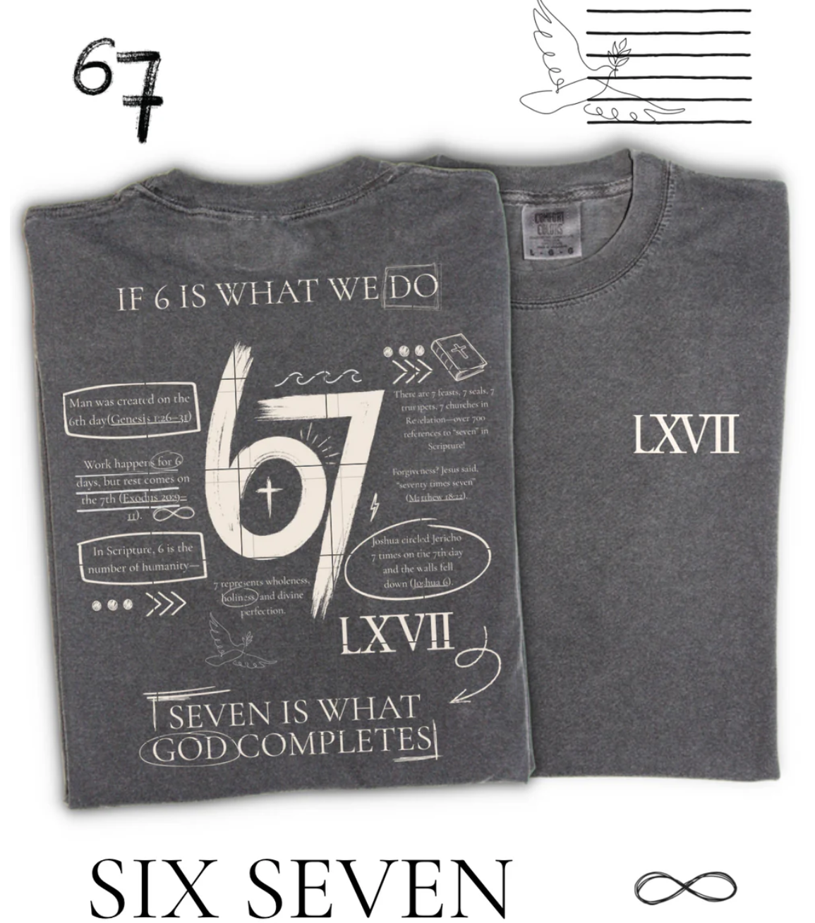6 7 God T Shirt