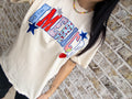 America Patch Work T Shirt