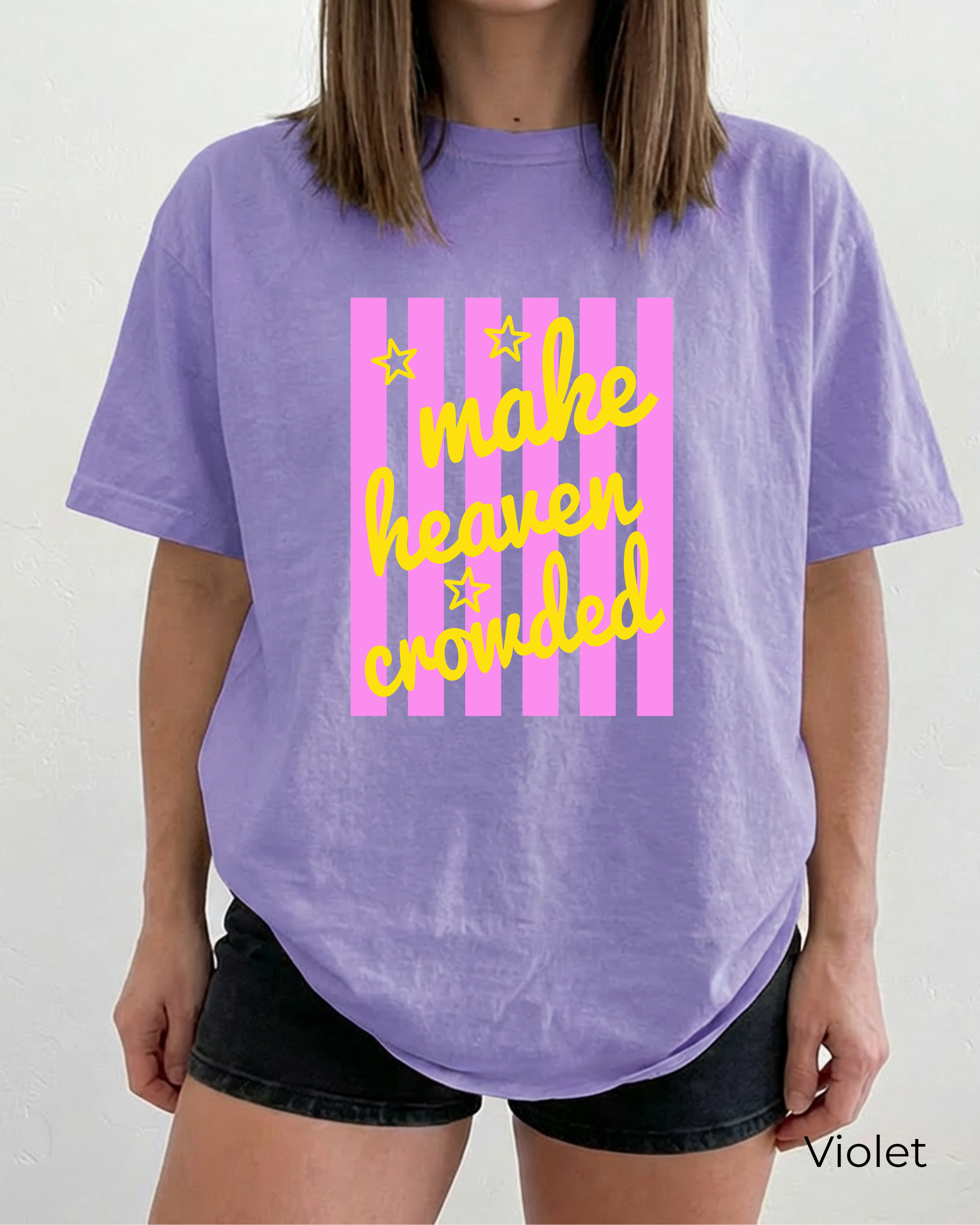 Make heaven crowded t shirt