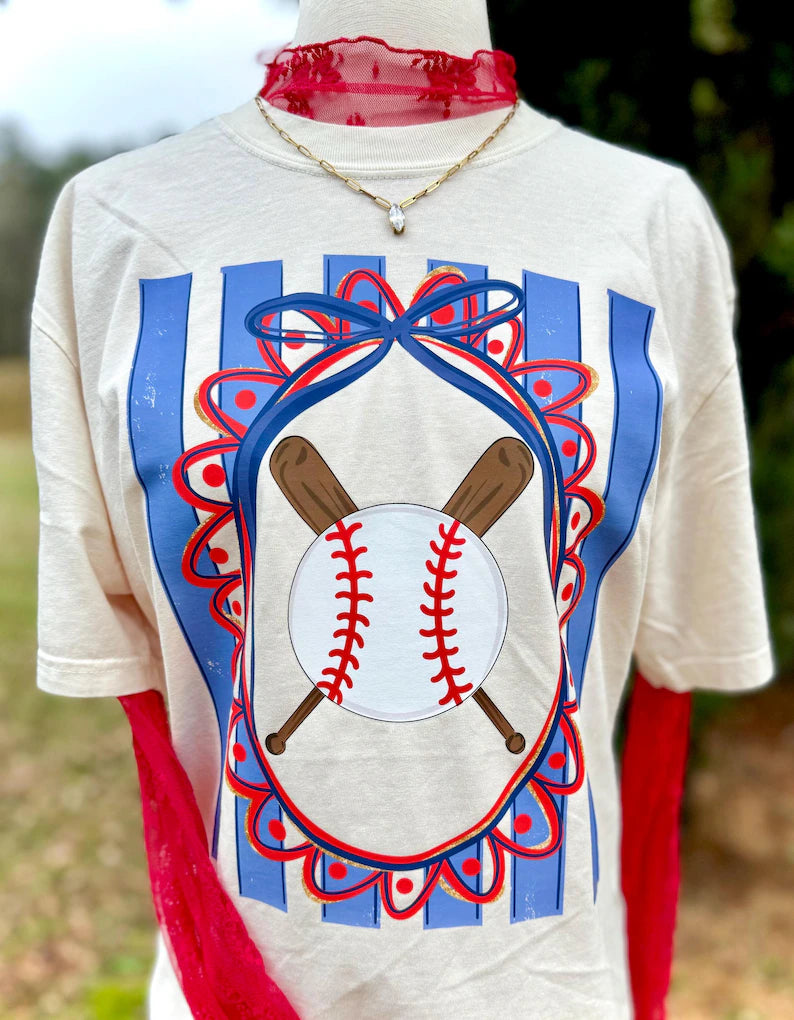 Baseball w/ Bows T Shirt